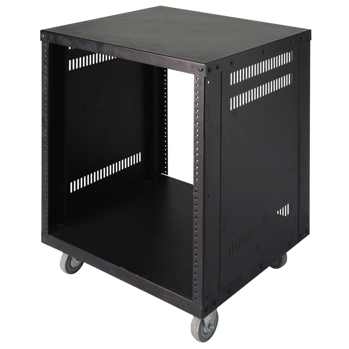 SUPERLUX RS912 ARMADIO RACK 2 APERTURE 12 UNITA' CON RUOTE - TechSoundSystem.com
