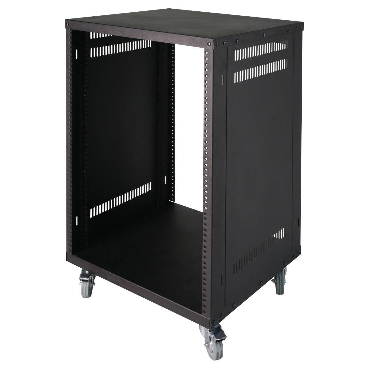 SUPERLUX RS916 ARMADIO RACK 2 APERTURE 16 UNITA' CON RUOTE - TechSoundSystem.com