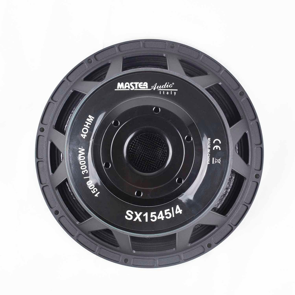 Master Audio SX1545/4 Subwoofer 380 mm (15"), 1500W RMS, sospensione in tela, cono cellulosa