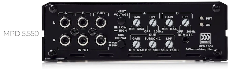 Morel MPD 5.550 amplificatore a 5 canali Classe D