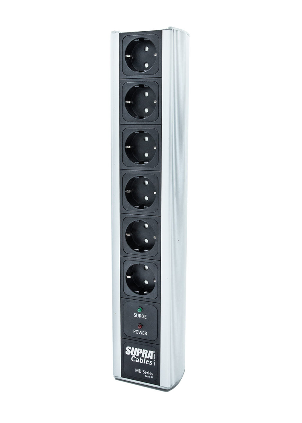 Supra MD06-EU/SP SWITCH ciabatta filtrata a 6 prese con interruttore e protezione sovratensioni