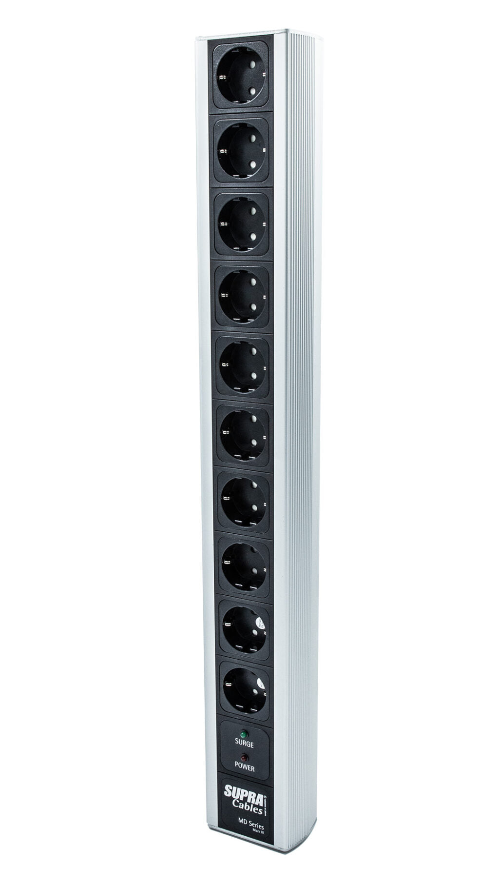 Supra MD10-16-EU/SP ciabatta filtrata a 10 prese 16A con protezione sovratensioni