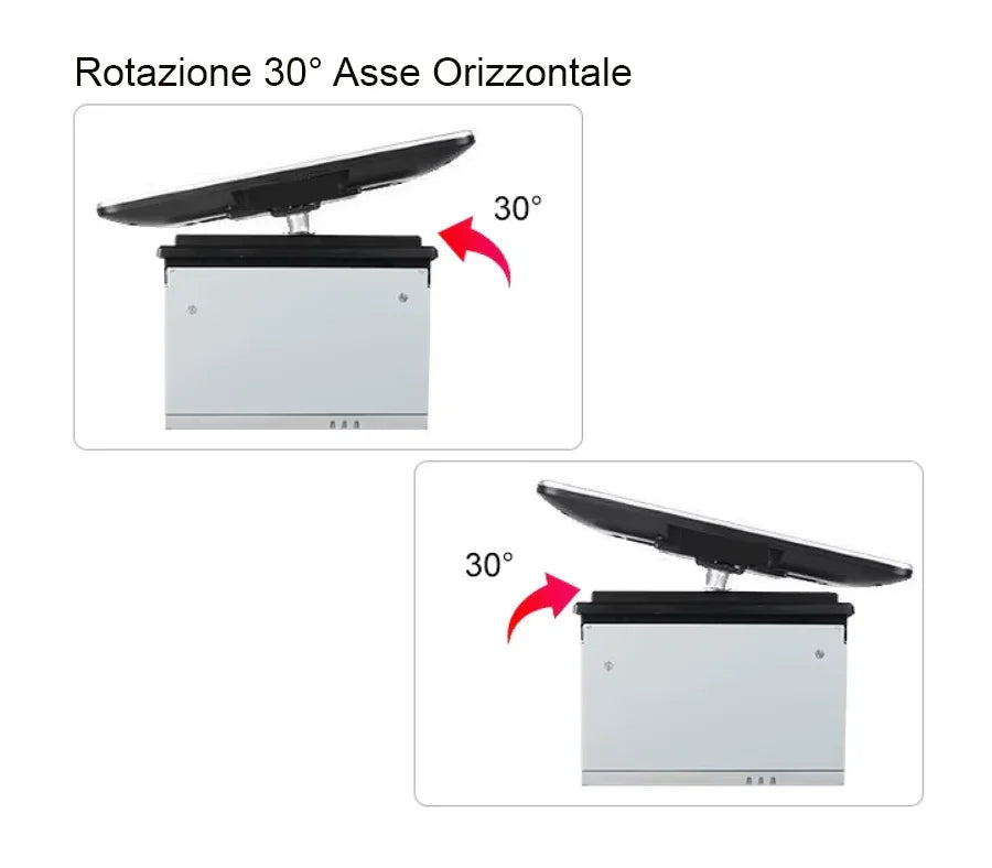 Macrom T1003DAB Stazione multimediale android 13 schermo QLED 10.1