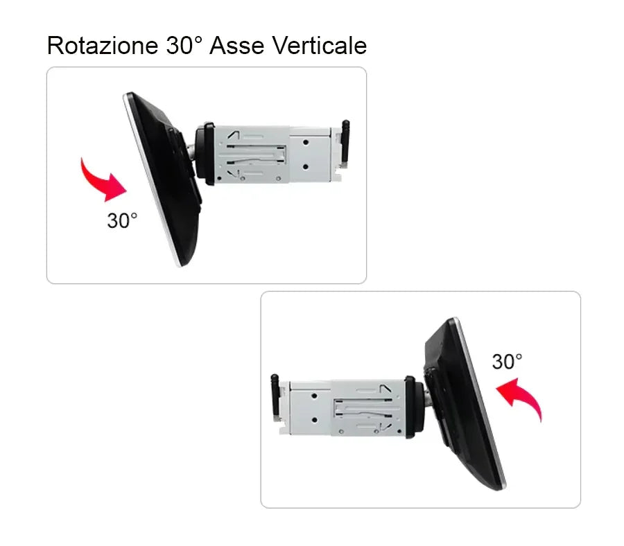 Macrom T1003DAB Stazione multimediale android 13 schermo QLED 10.1
