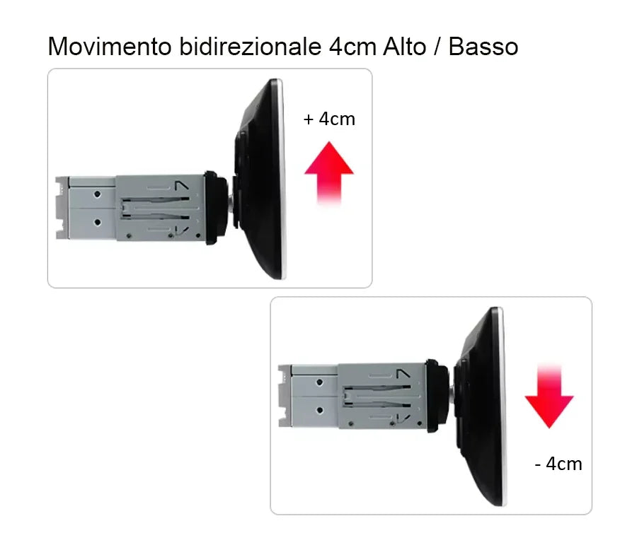 Macrom T1003DAB Stazione multimediale android 13 schermo QLED 10.1