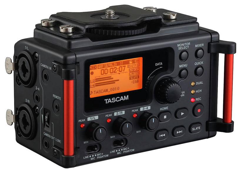 TASCAM DR60 V2 MKII REGISTRATORE PCM LINEARE / MIXER PER DSLR - TechSoundSystem.com