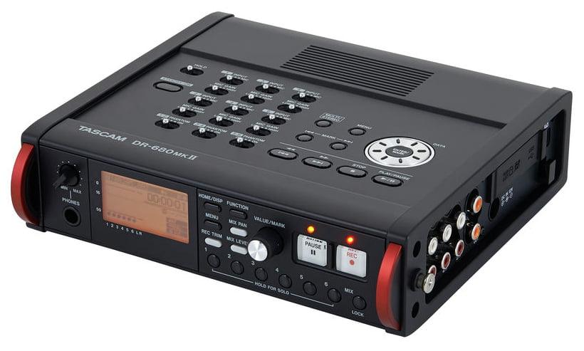 TASCAM DR680 MKII V2 REGISTRATORE MULTITRACCIA PORTATILE - 8 TRACCE 96kHz / 24Bit - TechSoundSystem.com