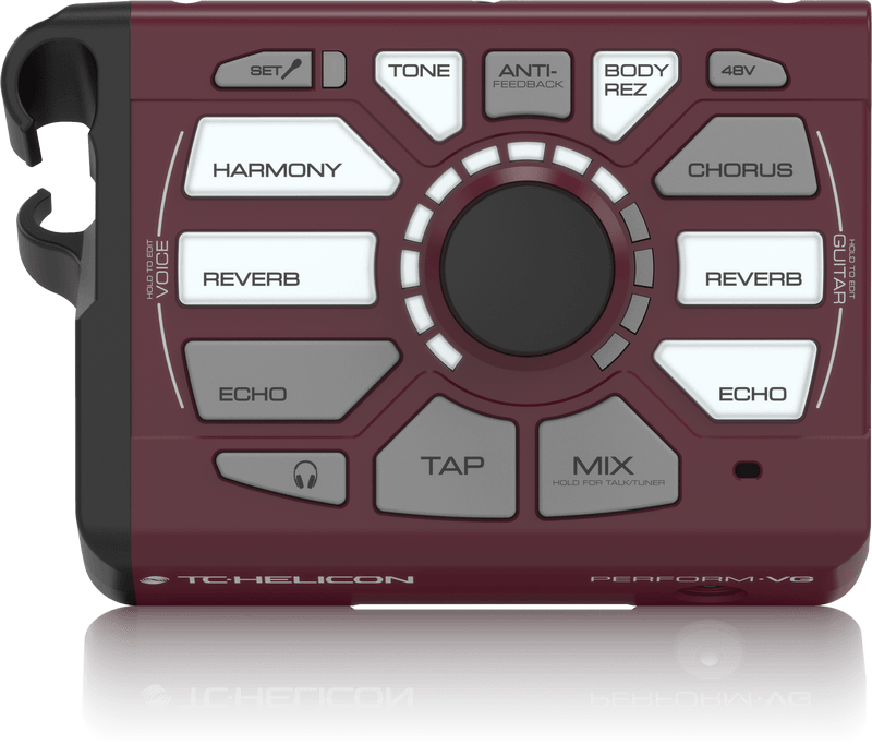 TC HELICON PERFORM VG PROCESSORE EFFETTI PER VOCE E CHITARRA ACUSTICA + PHANTOM POWER + ANTI FEEDBACK - TechSoundSystem.com