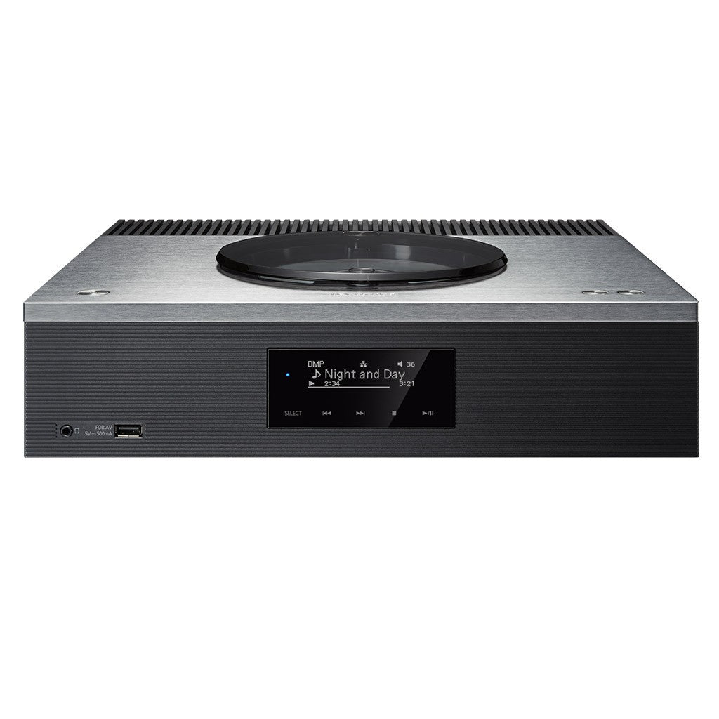 TECHNICS SA-C600 SILVER sistema All-In-One sintoamplificatore integrato, stadio Phono MM, lettore MQA-CD/CD, DAC