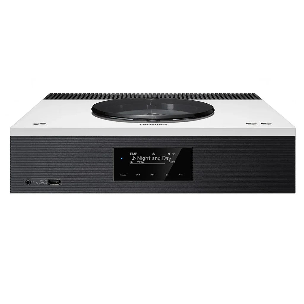 TECHNICS SA-C600 WHITE sistema All-In-One sintoamplificatore integrato, stadio Phono MM, lettore MQA-CD/CD, convertitore DAC