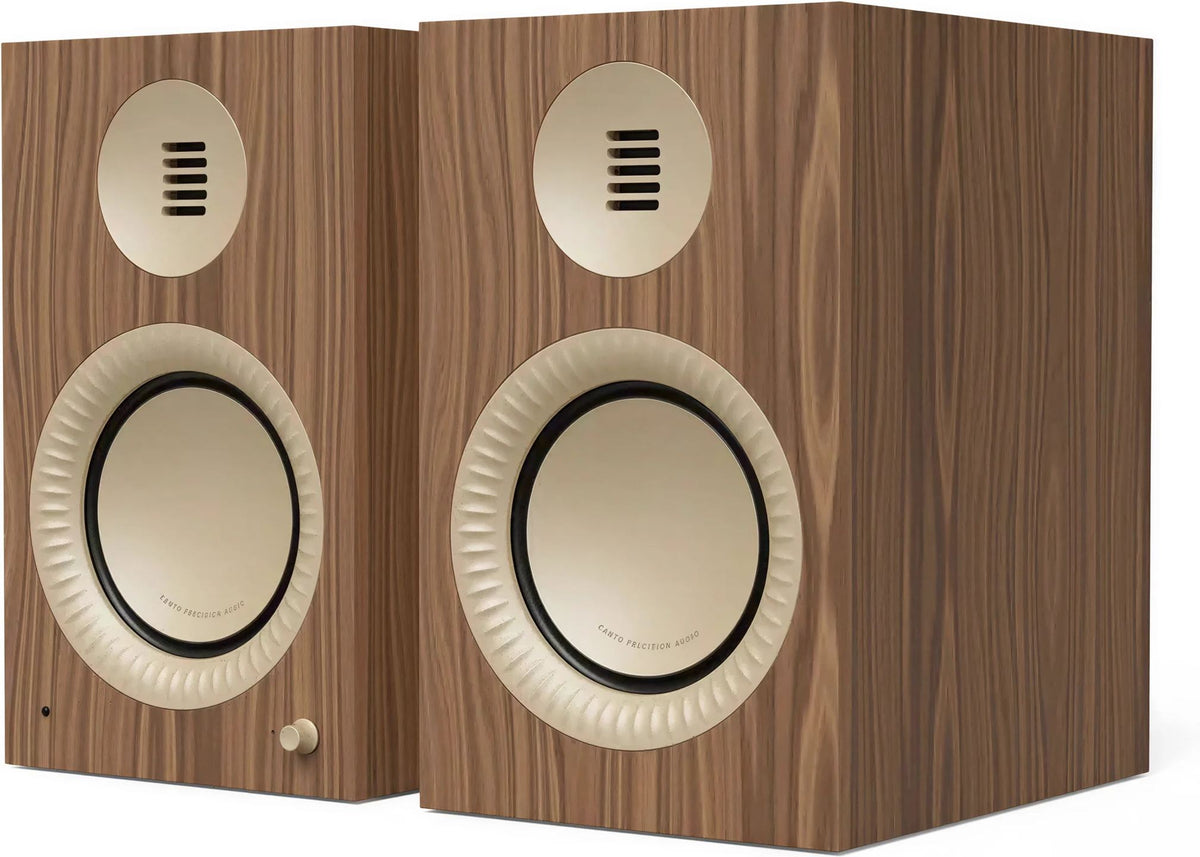 Kanto TUK Grand (GEN2) coppia di diffusori amplificati da scaffale, Bluetooth 5.4, 150mm, 320W