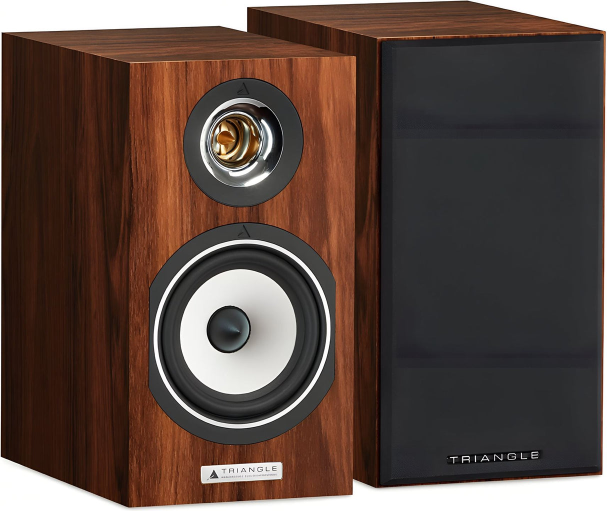 Triangle TITUS EZ Teak (TK) Coppia diffusori da stand 2 vie bass-reflex 60W, 1 Tweeter in titanio