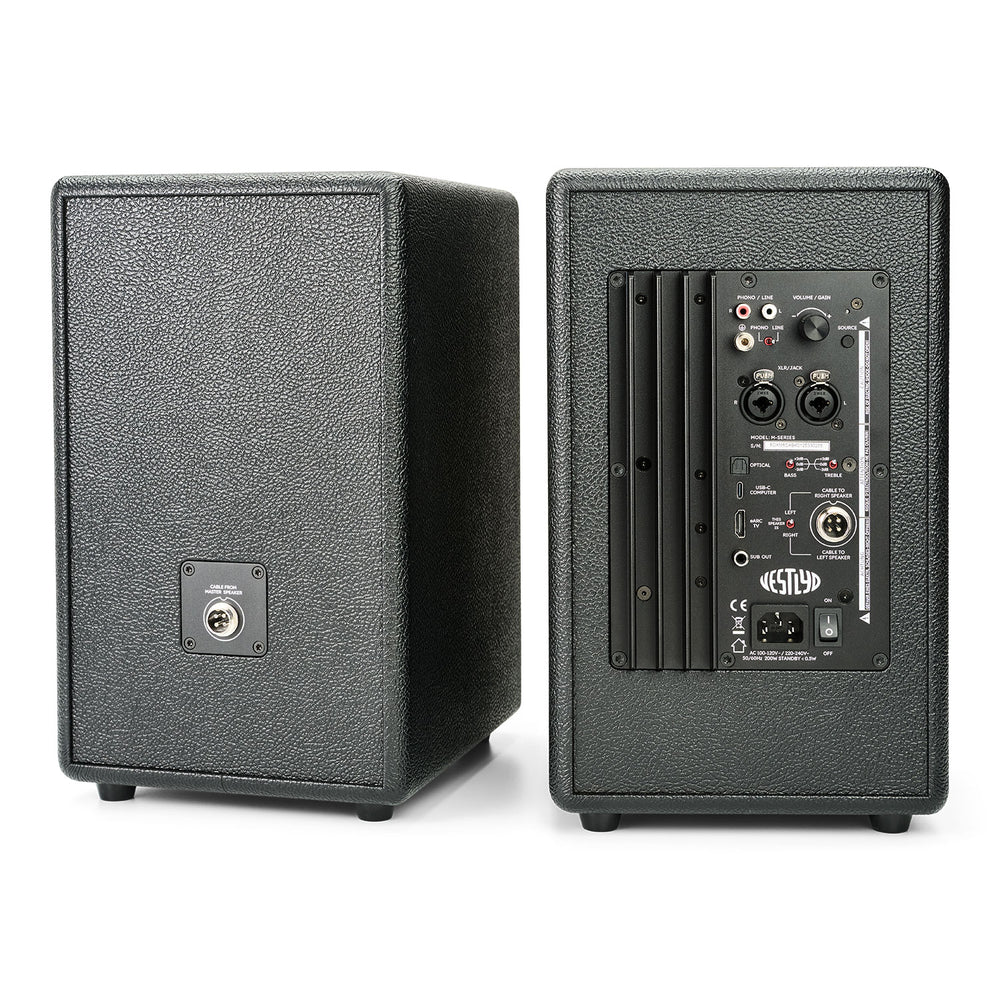 Vestlyd M6C Diffusori attivi da scaffale 2 vie coassiale da 6.5" da 4×75W e HDMI eARC