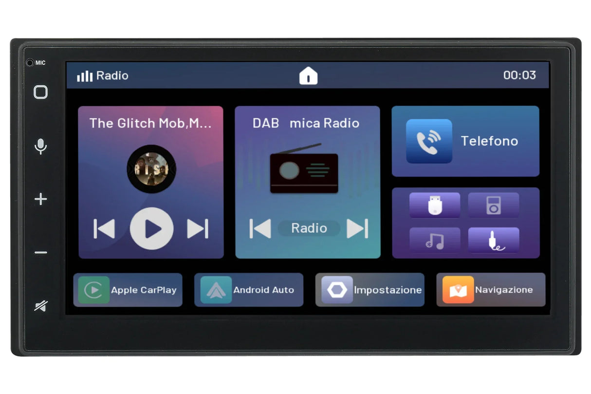 Phonocar VM012K autoradio 2 DIN con mappe CAMPER/TRUCK Apple Car Play, Androind Auto