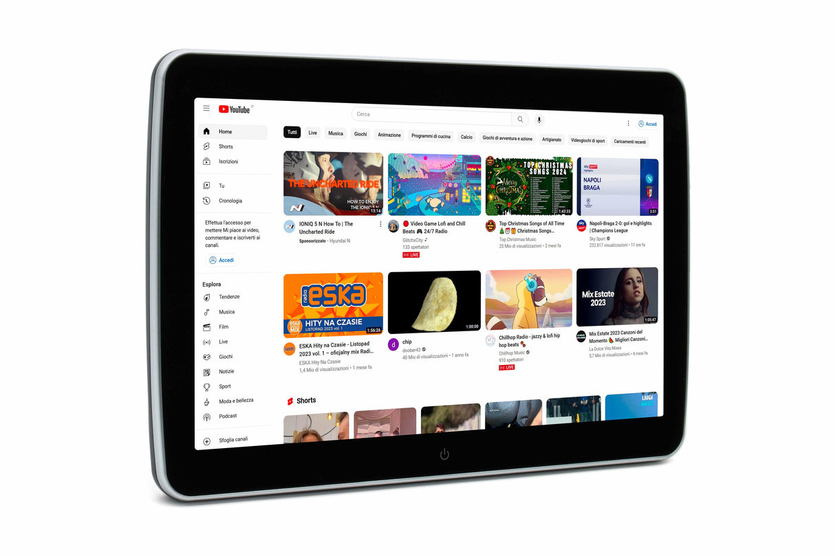 Phonocar VM145 MONITOR MULTIMEDIALE ANDROID TFT/LCD 10.1” con TOUCH SCREEN IPS