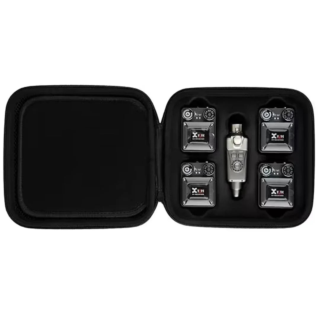 XVIVE CU4R4 HARD CASE CUSTODIA PER SISTEMA IN-EAR WIRELESS U4R4 CON 4 RICEVITORI