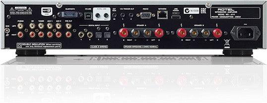 ROTEL A-14 SILVER Amplificatore integrato da 80+80W RMS su 8 ohm, Bluetooth, Phono MM, USB - TechSoundSystem.com