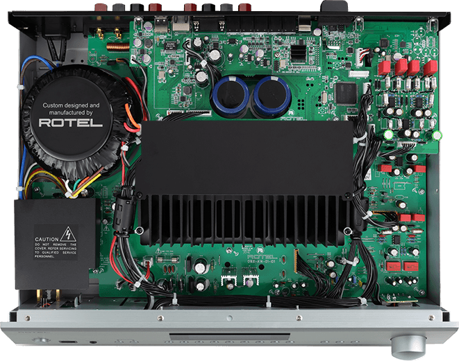 Rotel A-14 MKII SILVER + WIIM PRO PLUS OMAGGIO! Amplificatore Integrato Stereo 2 Canali 80 Watt, PC-USB Con MQA - TechSoundSystem.com