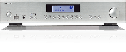 Rotel A-14 MKII SILVER + WIIM PRO PLUS OMAGGIO! Amplificatore Integrato Stereo 2 Canali 80 Watt, PC-USB Con MQA - TechSoundSystem.com