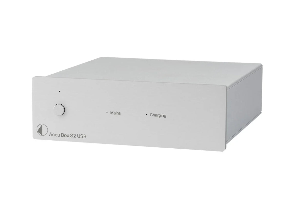 Pro-ject Accu Box S2 USB SILVER Stadio di alimentazione lineare a batteria di livello Audiophile
