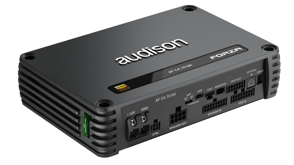 Audison AF C4.10 bit Amplificatore 4 canali Classe D 4x150W 2ohm con DSP 10 canali