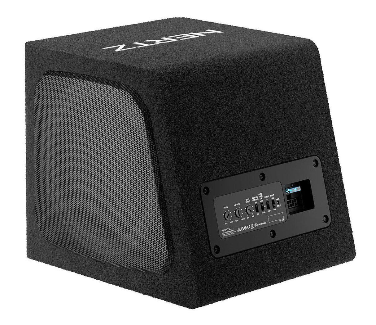 Hertz DBA 201 Subwoofer attivo per auto 200mm 440W , doppio radiatore passivo