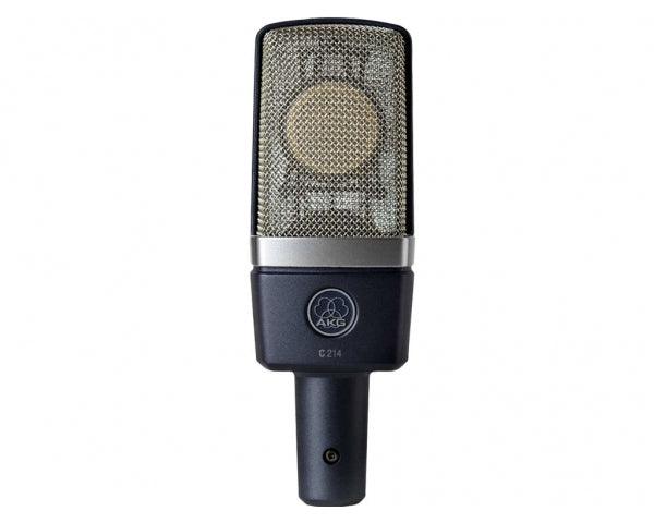 AKG C214 MICROFONO STUDIO E LIVE A CONDENSATORE LARGO DIAFRAMMA VOCE E STRUMENTI - TechSoundSystem.com