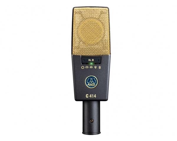 AKG C414-XLII MICROFONO A CONDENSATORE DA STUDIO LARGO DIAFRAMMA 9 DIAGRAMMI POLARI MULTI PATTERN - TechSoundSystem.com