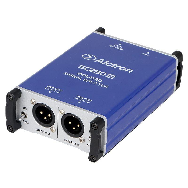 ALCTRON SC230N SPLITTER MICROFONICO DA 1 IN A 2 OUT + THRU - TechSoundSystem.com