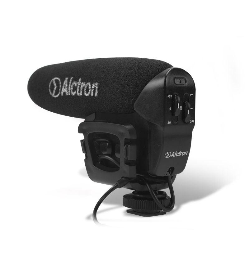ALCTRON VM6 VIDEOMIC MICROFONO A CONDENSATORE PER VIDEOCAMERA - TechSoundSystem.com