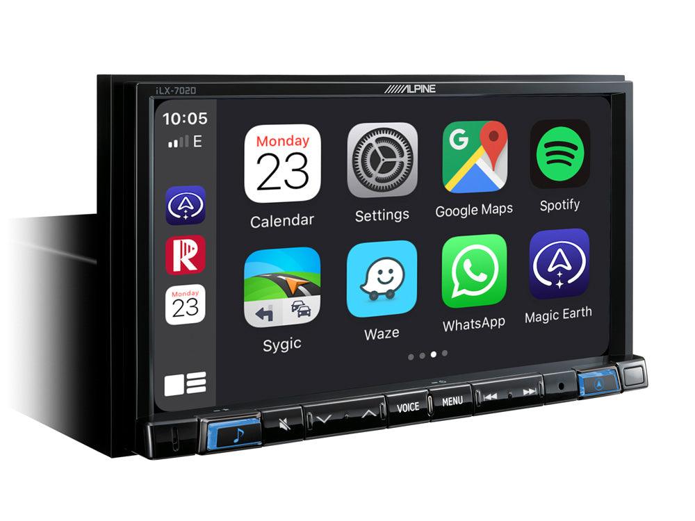 Alpine INE-W720SM-W autoradio per Smart 453 Car Play Android Auto, BIANCO - TechSoundSystem.com