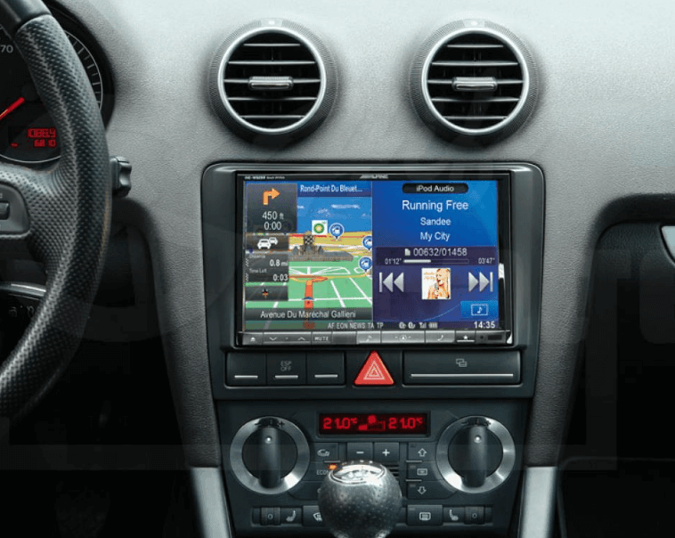 Alpine KIT-8A3 Audi A3 dal 2003 al 2008 kit installazione completo monitor 8'' - TechSoundSystem.com