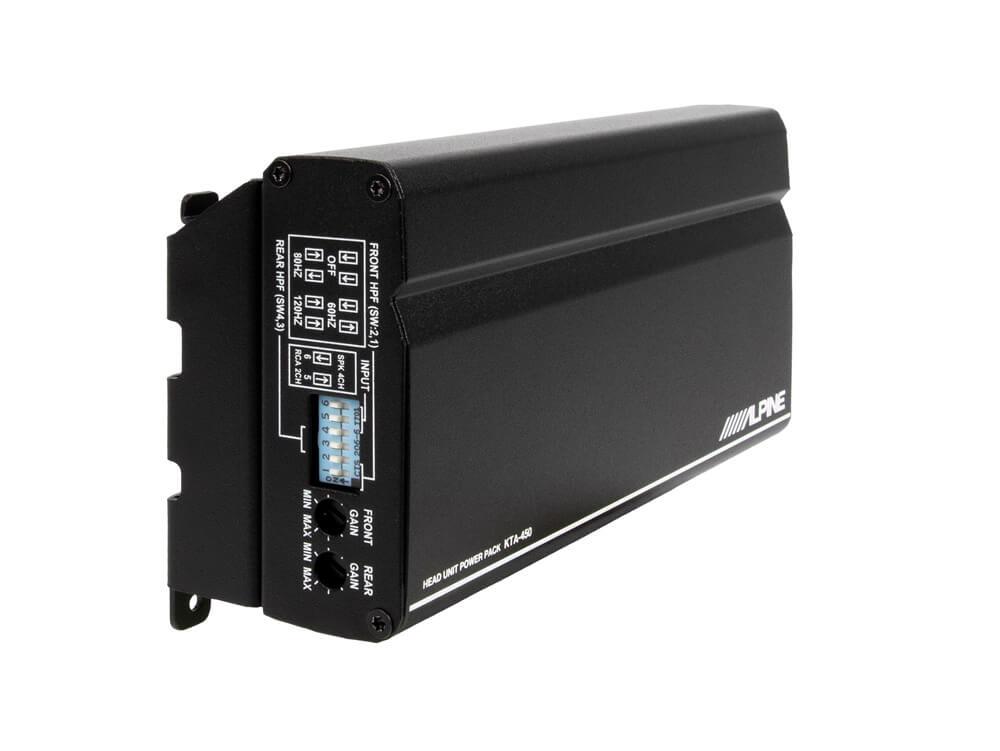 Alpine KTA-450 amplificatore 4 canali in classe D 50 W x 4 CH a 4 Ohm ultra-piccolo compatto - TechSoundSystem.com