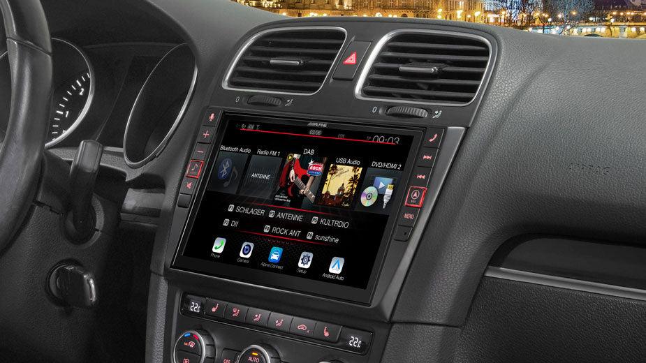 Alpine X903D-G6 autoradio 2 din per VW Golf VI con GPS, Android auto e Apple Car Play - TechSoundSystem.com