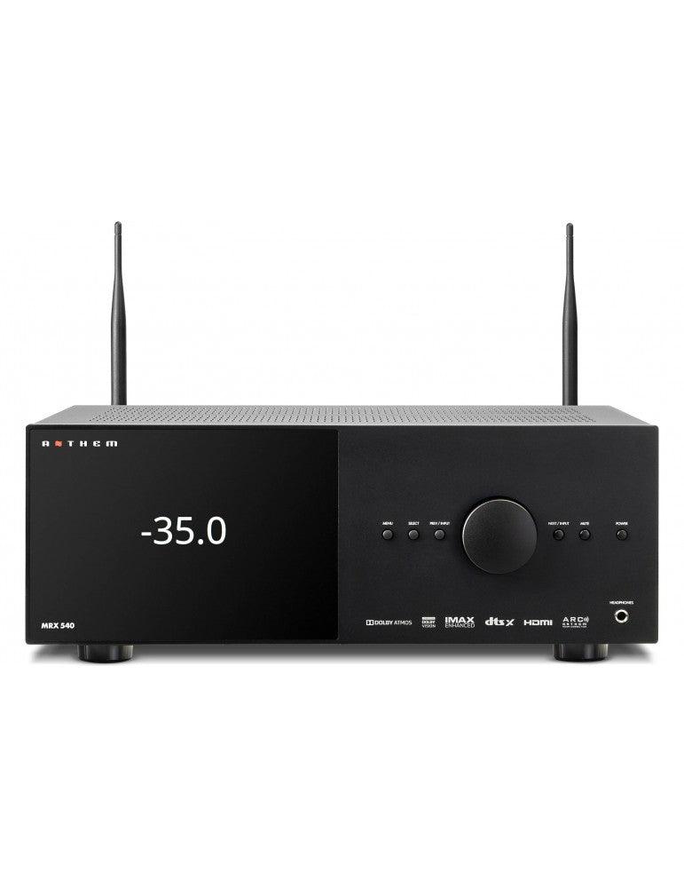 Anthem MRX540 Sintoamplificatore A/V a 7.2 canali, 5x100W, Bluetooth, Airplay2 ,Chromecast Audio, WiFi e Ethernet, 4K UltraHD e HDR - TechSoundSystem.com