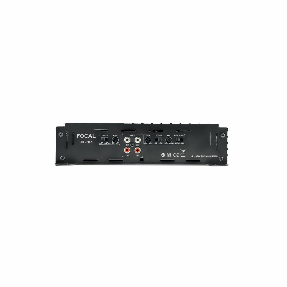 Focal AP 4.380 Amplificatore per auto 4 canali classe AB - TechSoundSystem.com