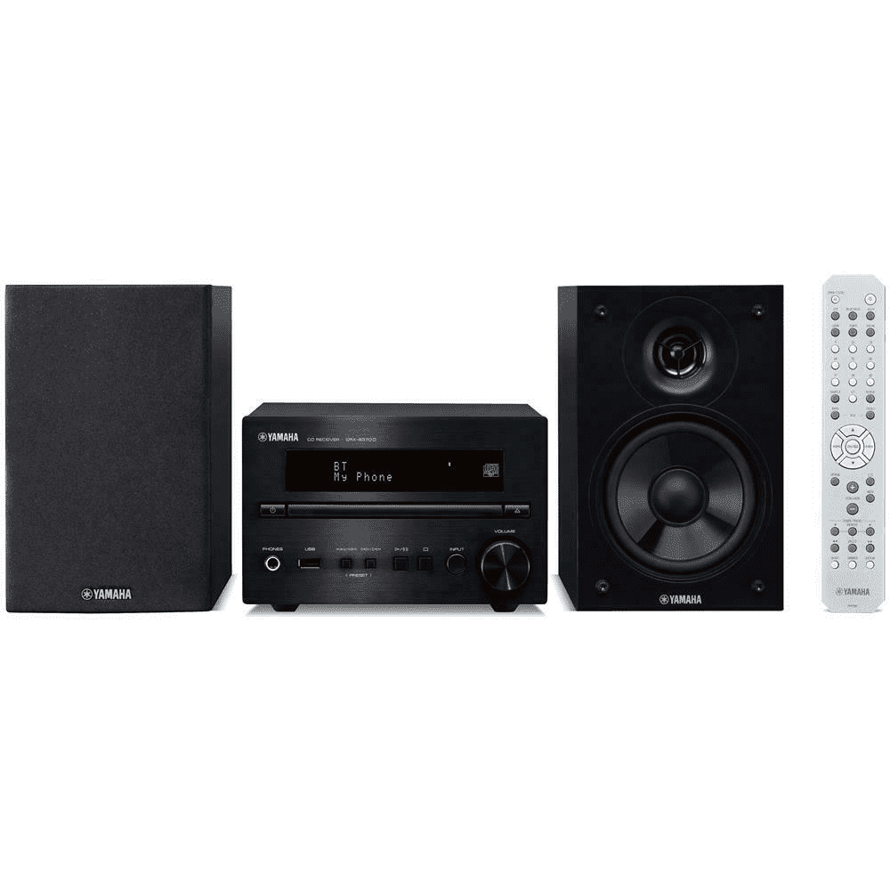 Yamaha MCR-B370D Sistema micro hi-fi DAB+ Bluetooth lettore CD e USB APKMCRB370DBLPB - TechSoundSystem.com