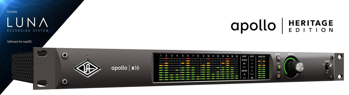 UNIVERSAL AUDIO APOLLO X16 | HERITAGE EDITION - TechSoundSystem.com