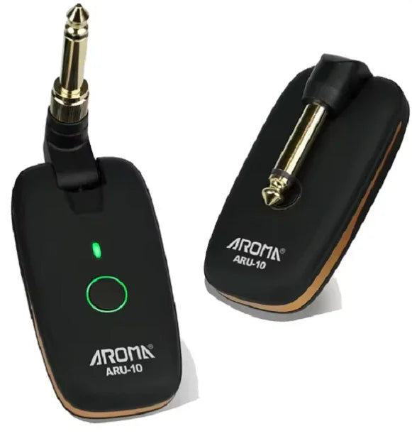 AROMA ARU 10 TRASMETTITORE-RICEVITORE SISTEMA RADIO WIRELESS PER CHITARRA