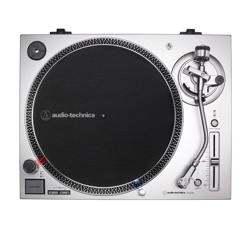 AUDIO TECHNICA AT-LP120XUSB SILVER GIRADISCHI PROFESSIONALE A TRAZIONE DIRETTA
