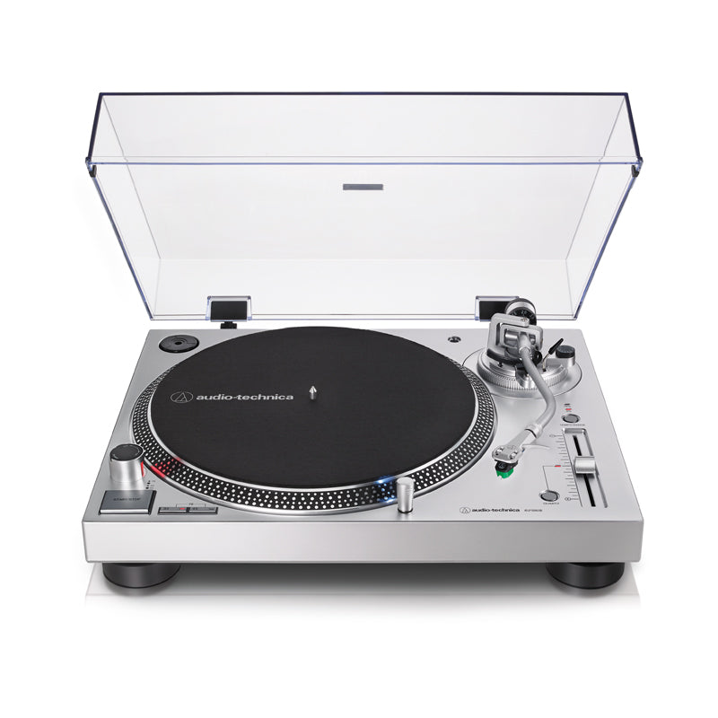 AUDIO TECHNICA AT-LP120XUSB SILVER GIRADISCHI PROFESSIONALE A TRAZIONE DIRETTA