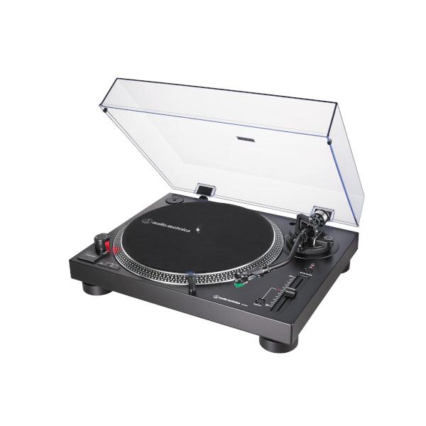 Audio Technica AT-LP120XBT USB BK GIradischi DJ e hifi trazione diretta con Bluetooth e USB - TechSoundSystem.com