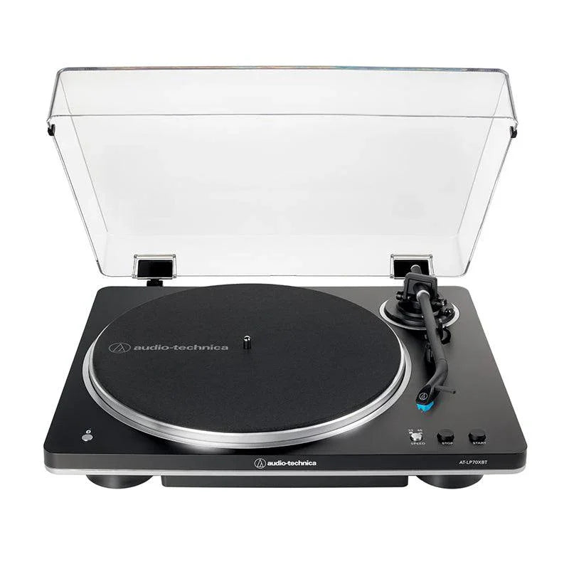 Audio Technica AT-LP70XBTBS BLACK Giradischi automatico con trazione a cinghia e Bluetooth - TechSoundSystem.com