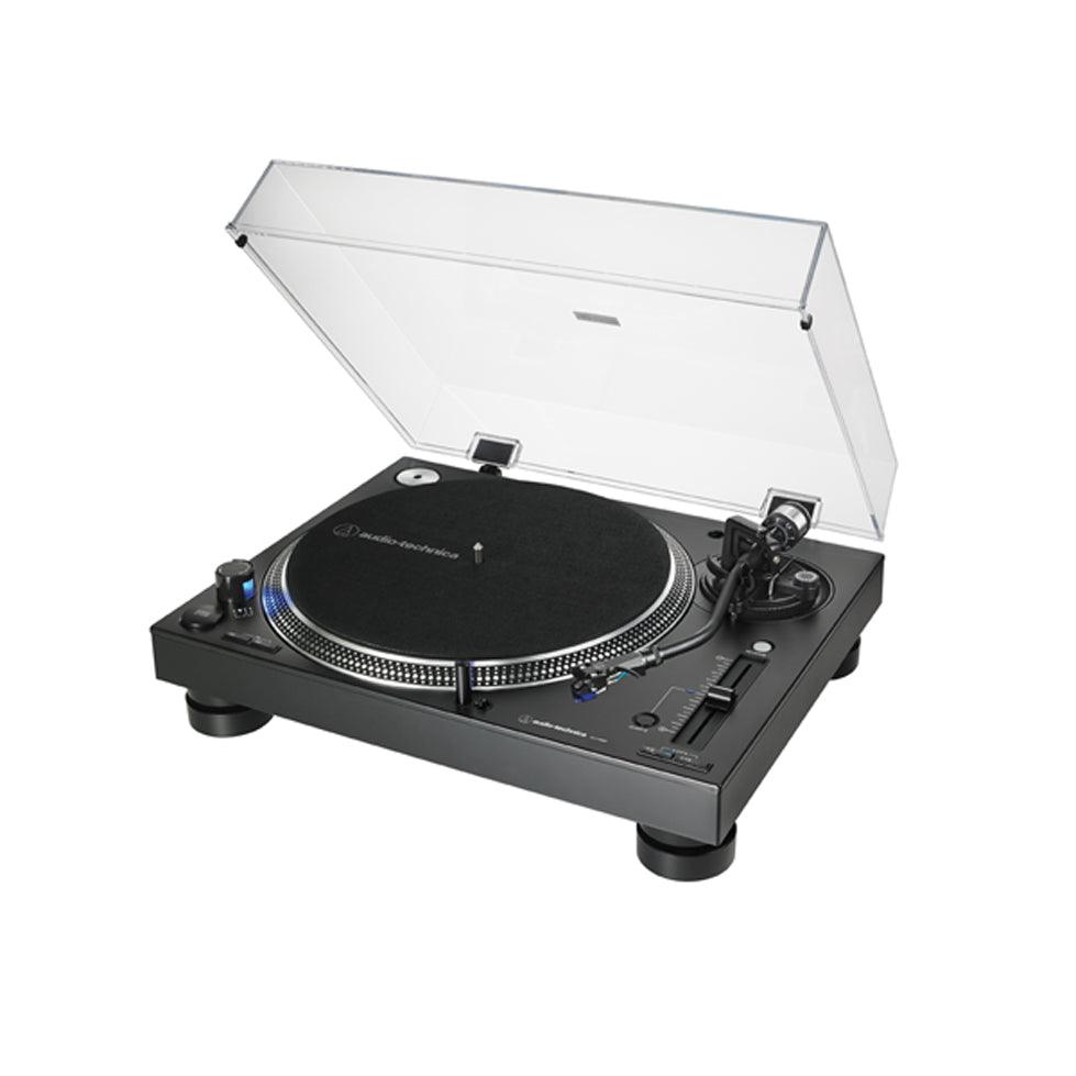 Audio Technica AT-LP140XP BLACK Giradischi professionale DJ trazione diretta, testina testina AT-XP3 - TechSoundSystem.com