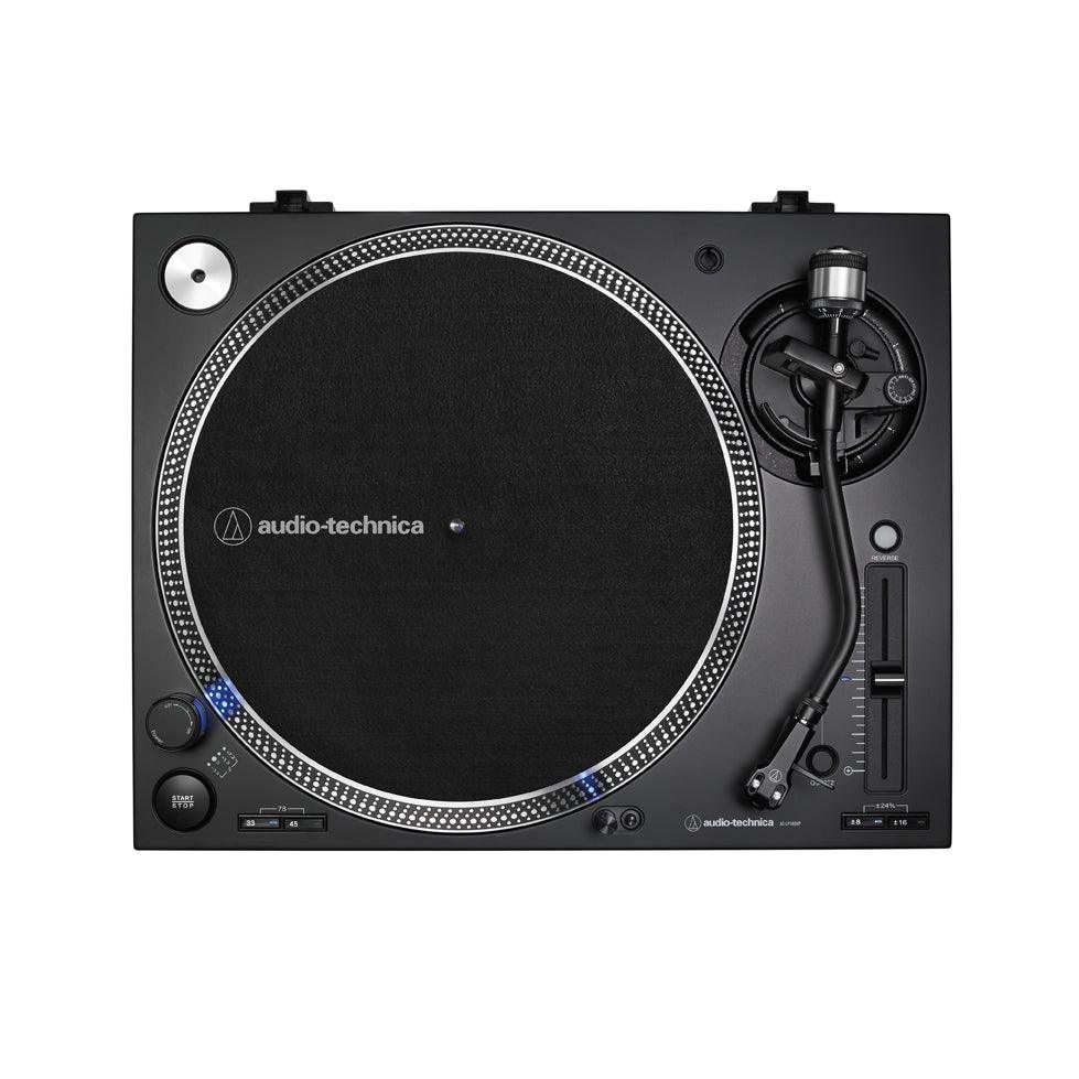 Audio Technica AT-LP140XP BLACK Giradischi professionale DJ trazione diretta, testina testina AT-XP3 - TechSoundSystem.com