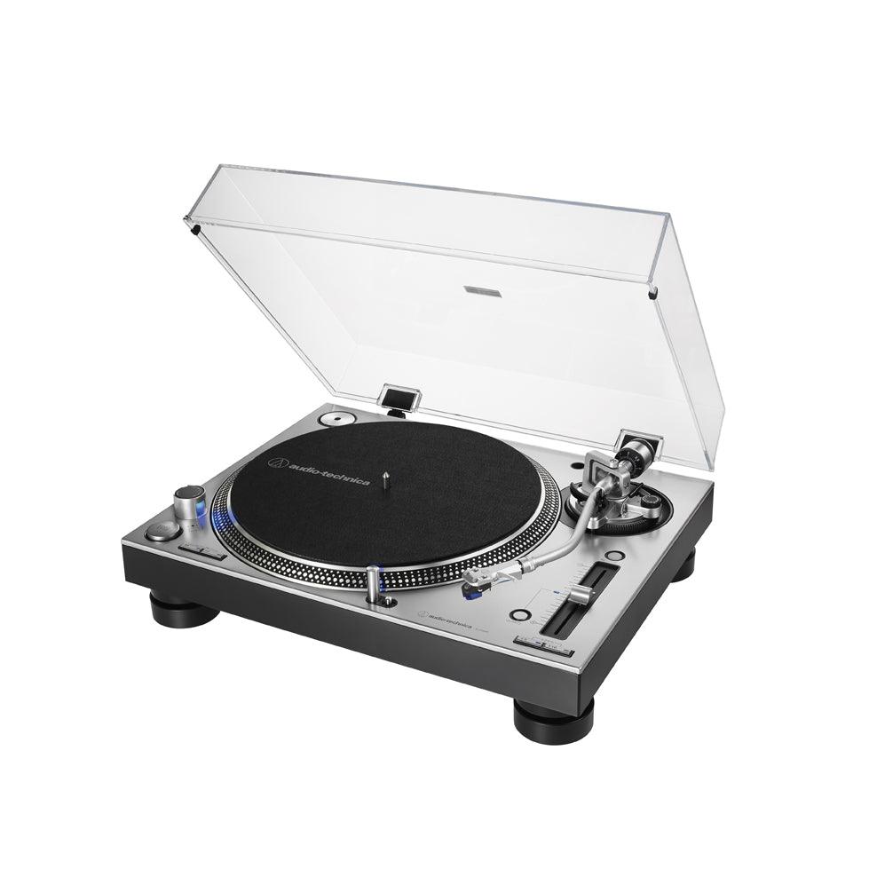 Audio Technica AT-LP140XP SILVER Giradischi Dj professionale trazione diretta - TechSoundSystem.com