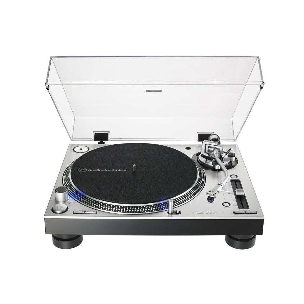 Audio Technica AT-LP140XP SILVER Giradischi Dj professionale trazione diretta - TechSoundSystem.com