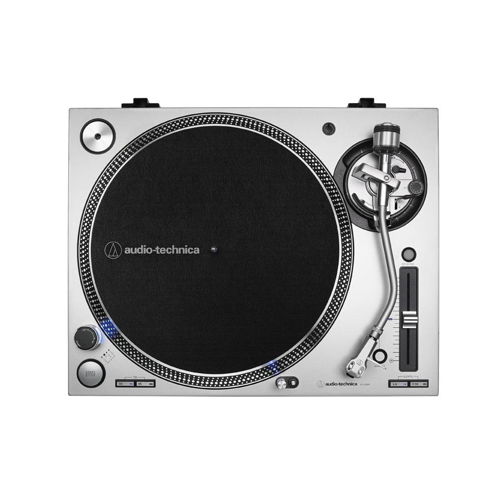 Audio Technica AT-LP140XP SILVER Giradischi Dj professionale trazione diretta - TechSoundSystem.com