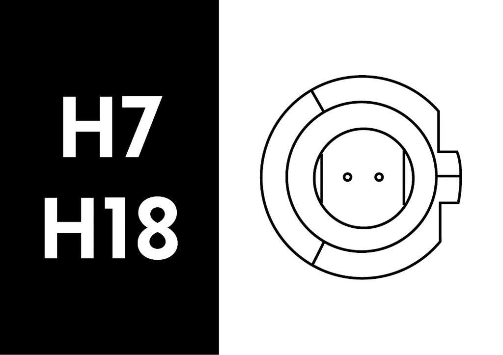 Phonocar 07363 Lampade LED H7, H18 Serie DARK VISION 6800Lm - TechSoundSystem.com