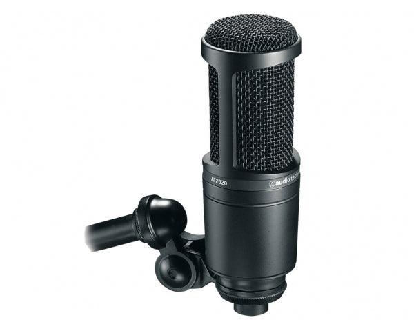 AUDIO-TECHNICA AT2020 MICROFONO STUDIO CARDIOIDE CONDENSATORE AT-2020 - TechSoundSystem.com